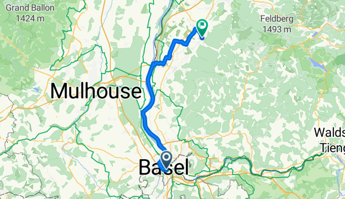 Basel - Bad Krozingen/ Staufen i Breisgau