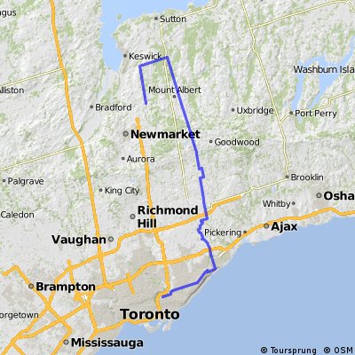 Trails Gran Fondo 100km Route