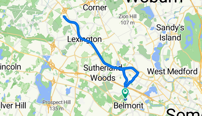 Juniper Road 71, Belmont to Juniper Road 71, Belmont