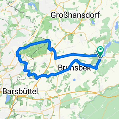 Grossensee über Höltigbaum und zurück