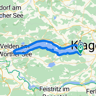 Lorettoweg 48, Klagenfurt am Wörthersee nach Klagenfurt Waldhof Alpe, Klagenfurt am Wörthersee