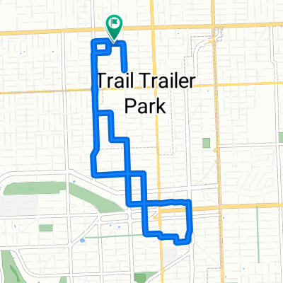 Relaxed route in Miami