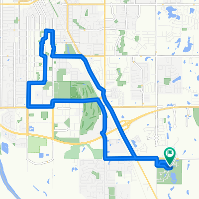 Moderate route in Norman