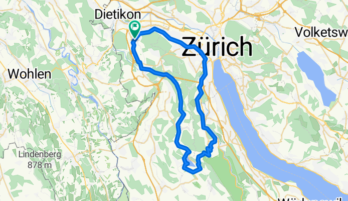 Urdorf-Albbispass-Türlersee-Urdorf