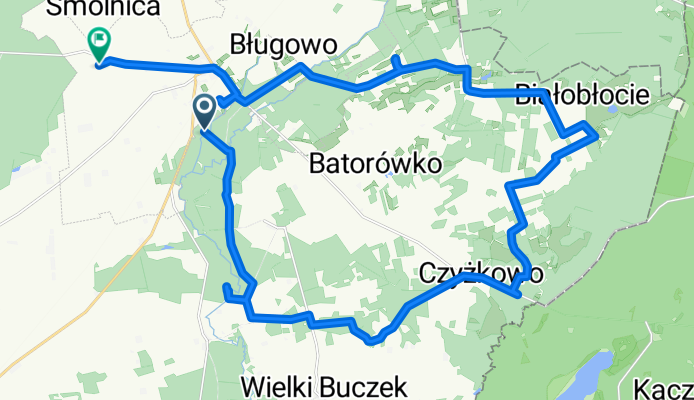 Złotowska 1, Lipka do Osiedle Winiarnia 21, Lipka