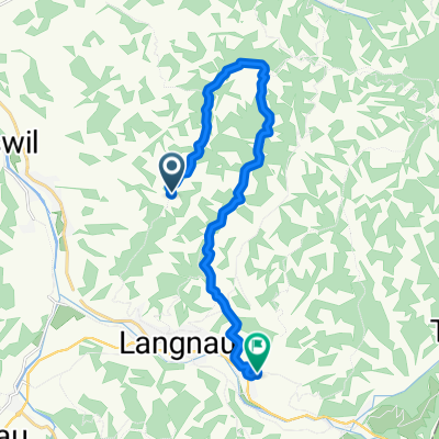 Entspannende Route in Zollbrück