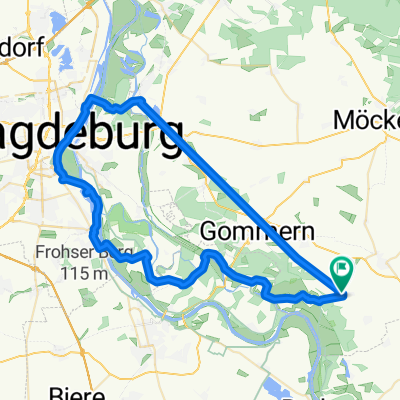 Hochgeschwindigkeitsroute in Gommern