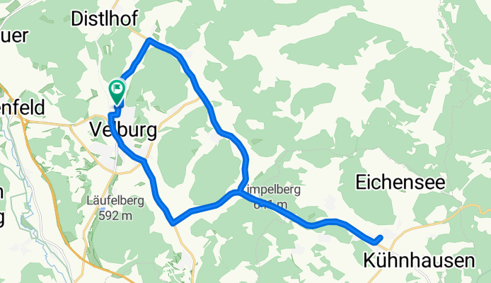 Relaxed route in Velburg
