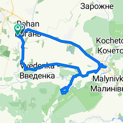 От Unnamed Road, Докучаєвське до  31, Докучаєвське