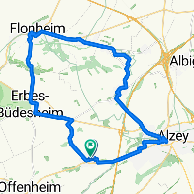 Alzey 2 Hiwwelroute