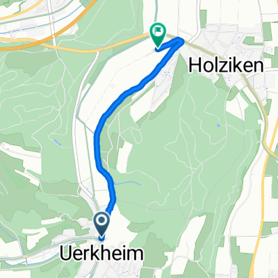 Moderate Route in Uerkheim