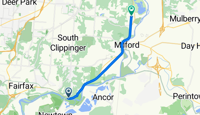 Supersonic route in Camp Dennison