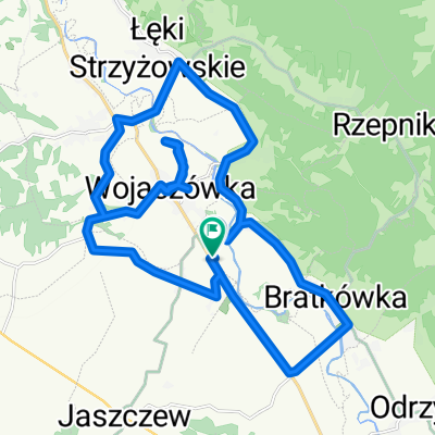 Spokojna trasa w Wojaszówka