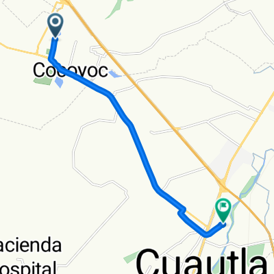Calle Rómulo F. Hernández 19, Cocoyoc to Calle 16 de Septiembre 14, Cuautla