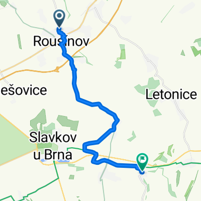 V Sídlišti 1, Rousínov to Křižanovice