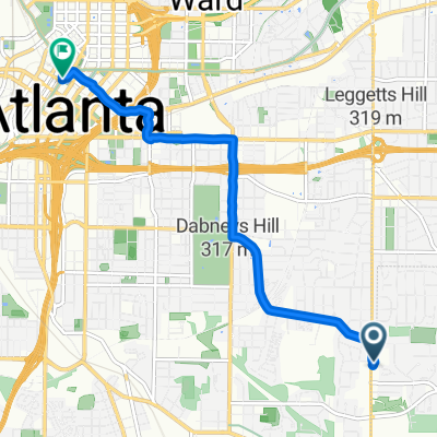 Relaxed route in Atlanta