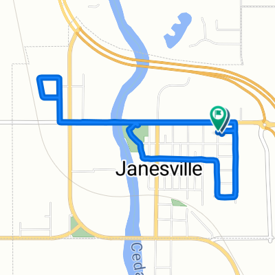Slow ride in Janesville