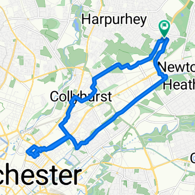 Relaxed route in Manchester