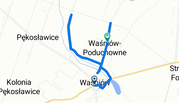 Rynek 14, Waśniów do Kunowska 10, Waśniów