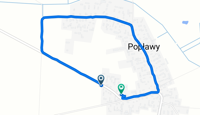 Łatwa trasa w Popławy