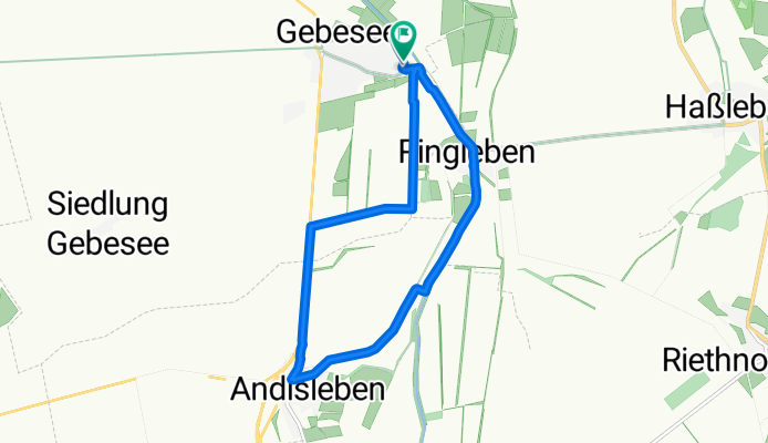 Langsame Fahrt in Gebesee