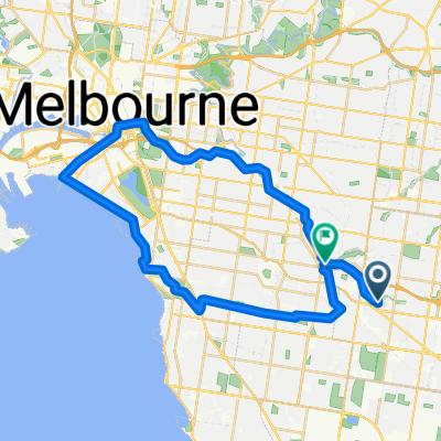Scotchmans Creek Trail, Oakleigh to Scotchmans Creek Trail, Malvern East