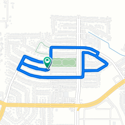 Moderate route in Fort Worth