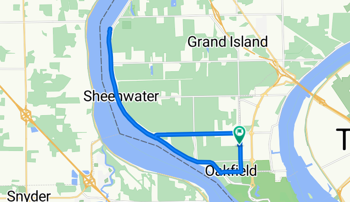 Baseline Road 686, Grand Island to Baseline Road 686, Grand Island