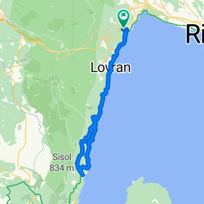 OPATIJA BRSEČ PREKO SVETE JELENE