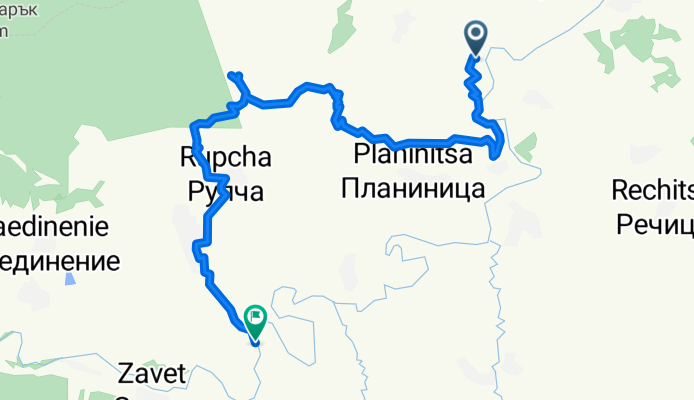 Каравельово - Вишна - Дюля - Звезда - Рупча - Люляково - жп гара Люляково