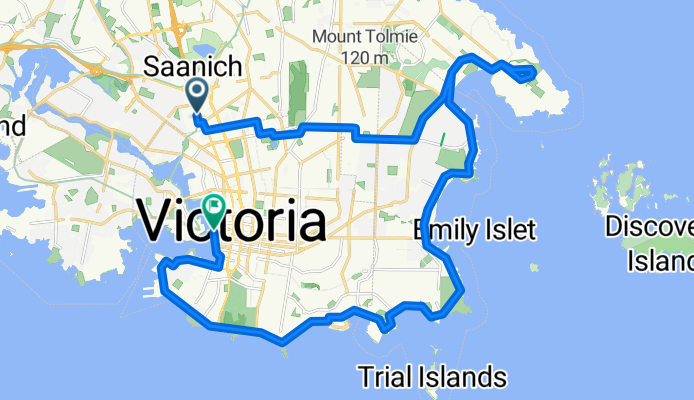 3350 Douglas St, Victoria to Wharf St, Victoria
