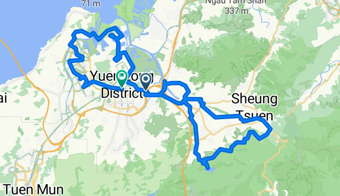 Yuen Long Kau Hui Cycling