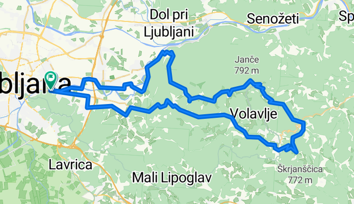 Janče-&gt;Gozd-Reka (mau šodra)