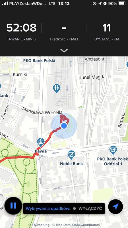Spokojna trasa w Kraków