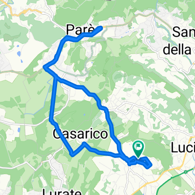 Percorso riposante in Villa Guardia
