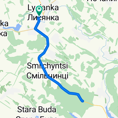 Скоростной маршрут в Лысянка