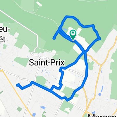 Itinéraire facile en Saint-Prix