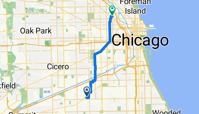 4543 S Homan Ave, Chicago to 1360 N Ashland Ave, Chicago