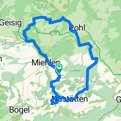 Langsame Fahrt in Miehlen