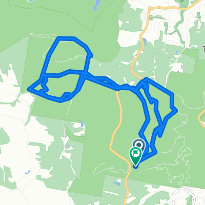 Route from Quail Trail, Mount Coot-Tha