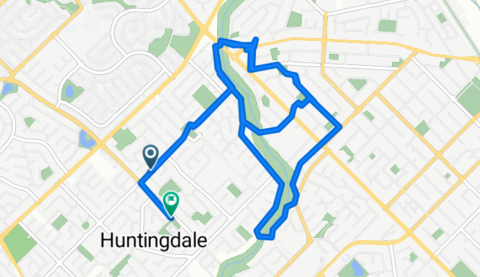 Slow ride in Huntingdale