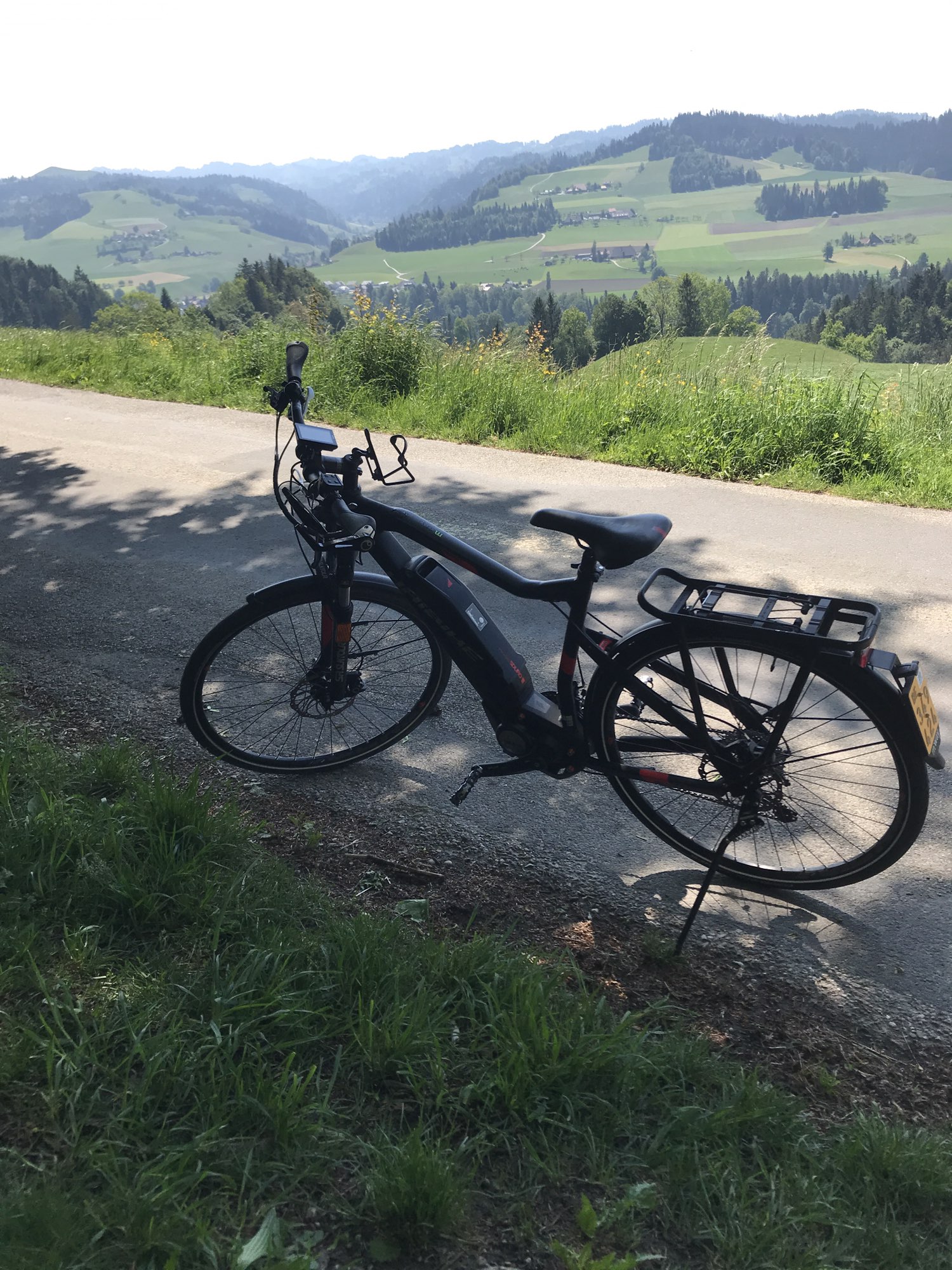 Hochgeschwindigkeitsroute in Wasen im Emmental