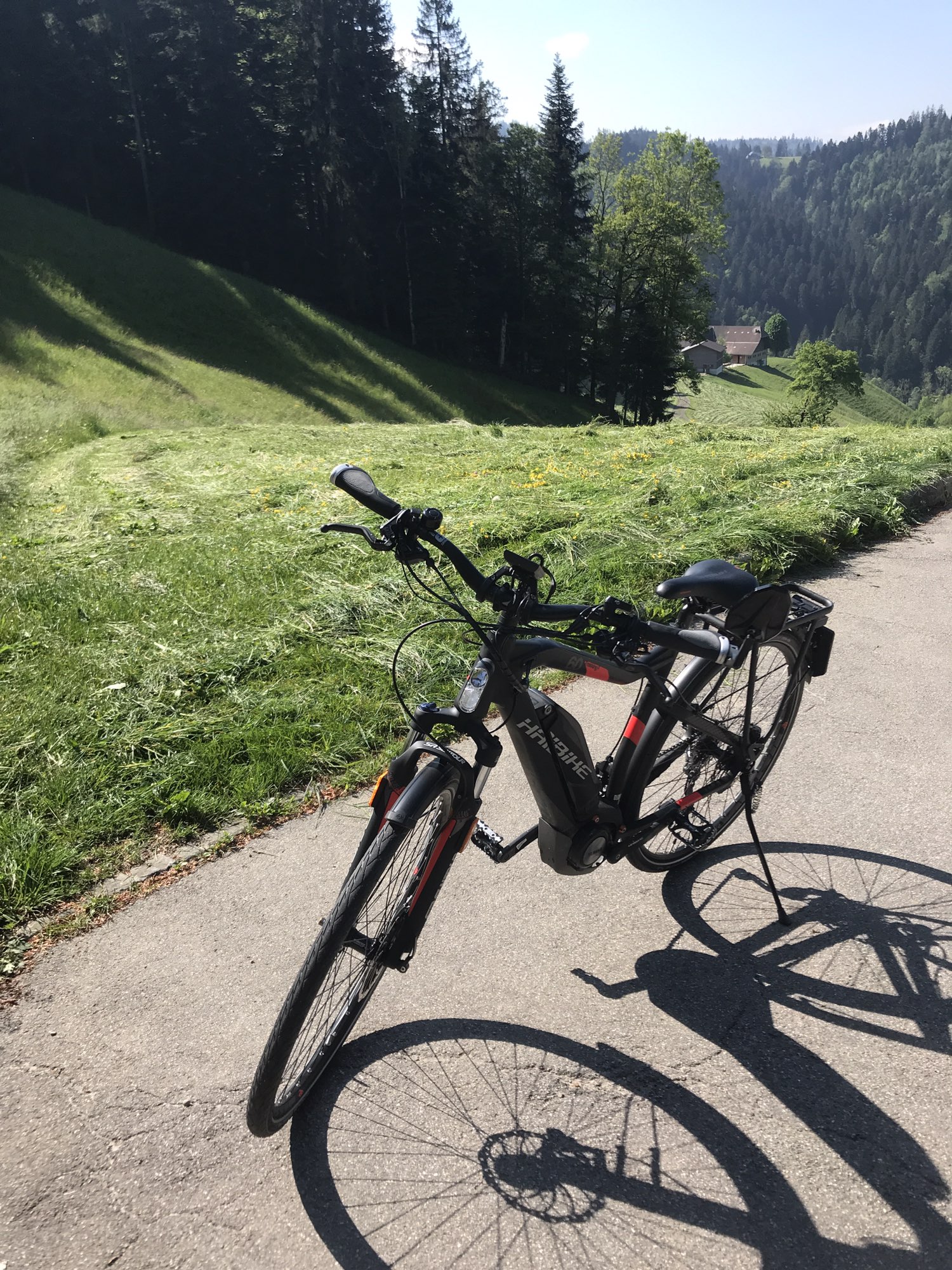 Hochgeschwindigkeitsroute in Wasen im Emmental