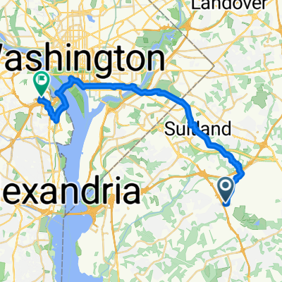 4102 Rosewood Dr, Suitland to SR-27 E, Arlington