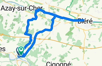 Route in der Bikemap App öffnen