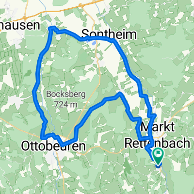 Engetried-Sontheim-Westerheim-Ottobeuren-Frechenrieden u. zurück
