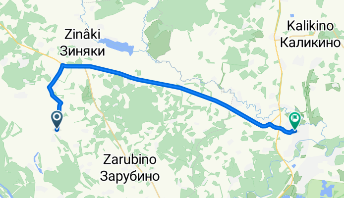 От Unnamed Road до Совхозная улица 10, Кантаурово