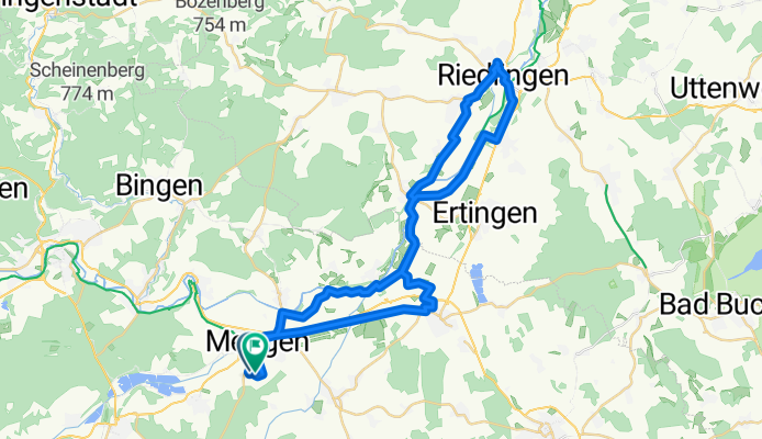 Weithartstraße 4, Mengen nach Unnamed Road, Mengen