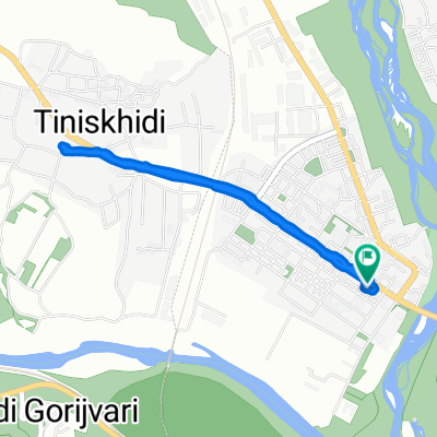 მშვიდობის გამზირი 3, გორი to მშვიდობის გამზირი 3, გორი