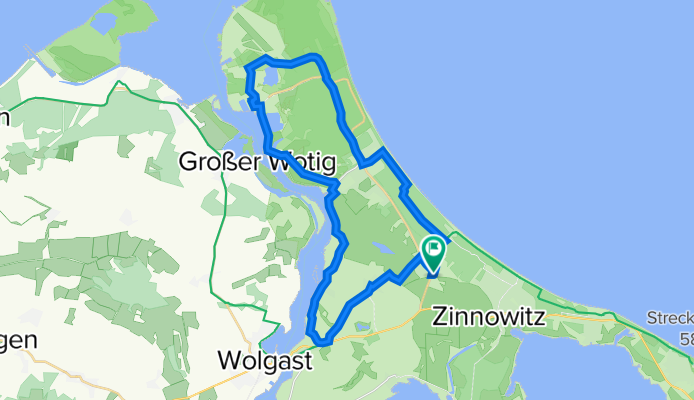 2020.4 Usedom, Rundtour Trassenheide-Peenestrom